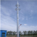220kv galvanisierter Energieübertragungs-elektrischer Stahlröhren-Turm Pole